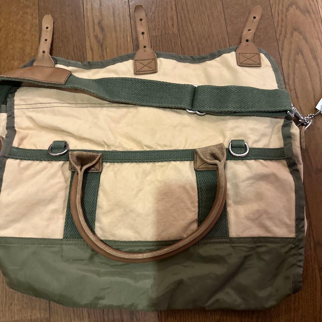 J.W. Hulme Co. ハンティングバッグ ベージュ/カーキ