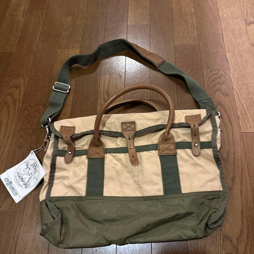 J.W. Hulme Co. ハンティングバッグ ベージュ/カーキ