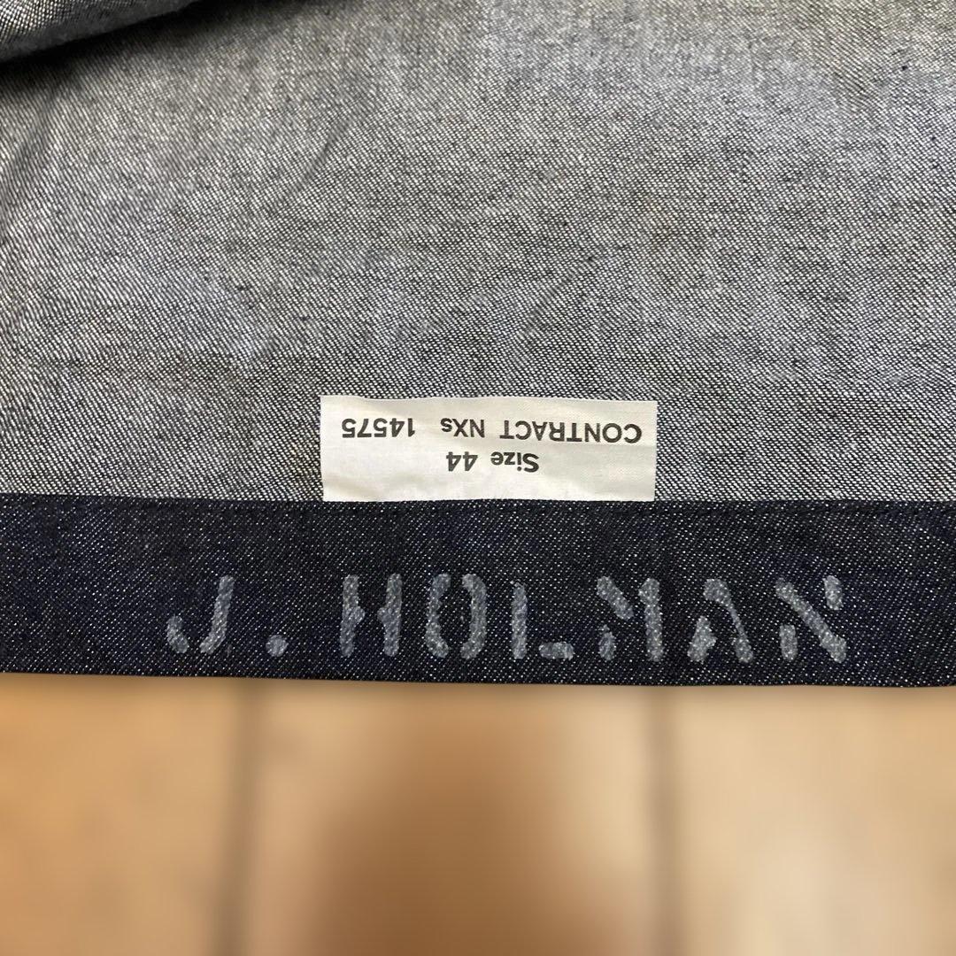 ジャケット・アウター US NAVY Shawl Collar Denim Jacket (44)