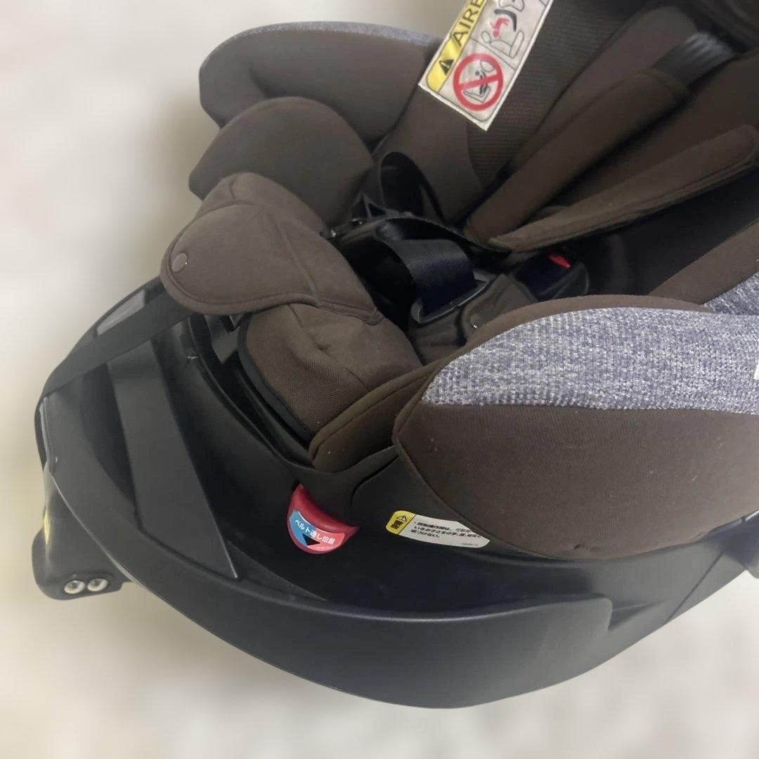 美品 Aprica アップリカ フラディアグロウ チャイルドシート ブラウン