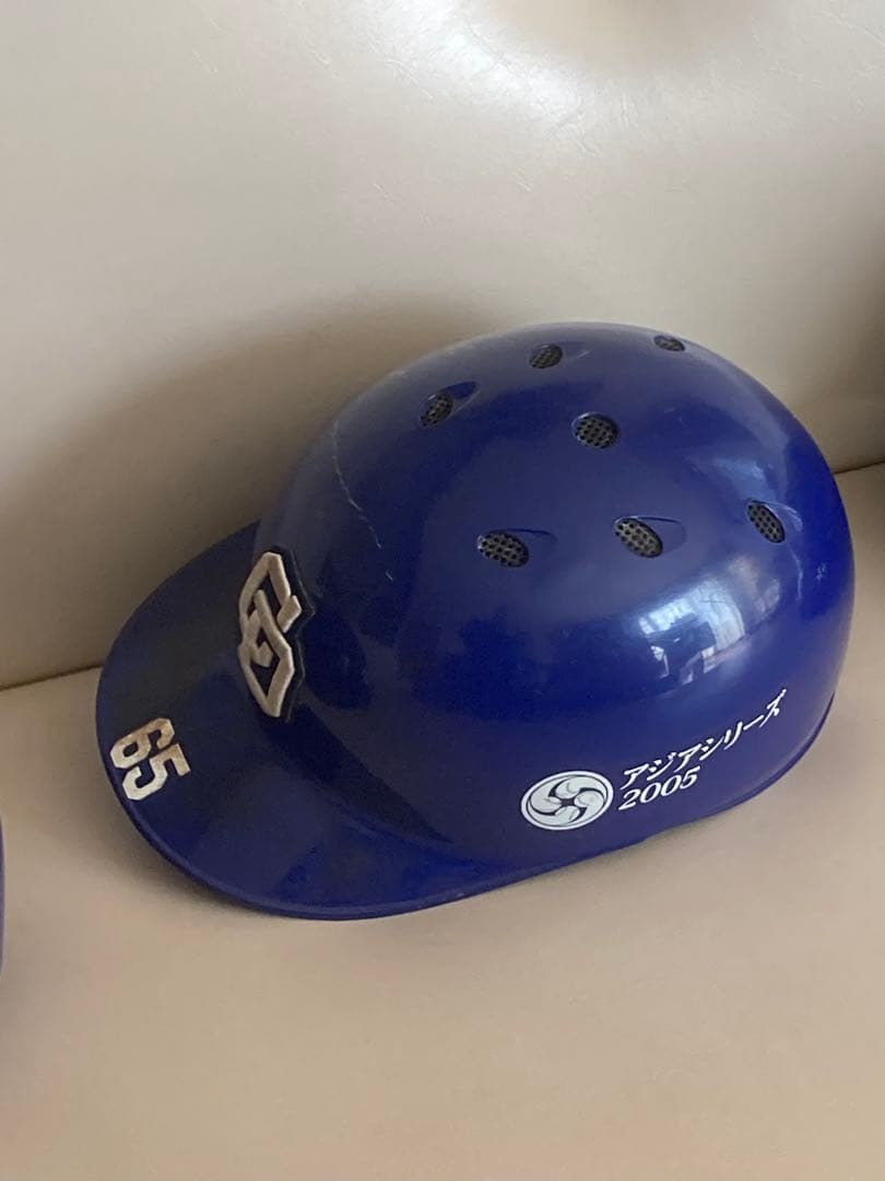 中日ドラゴンズ 2005実使用 球団支給ヘルメット 瀬間仲ノルベルト 65