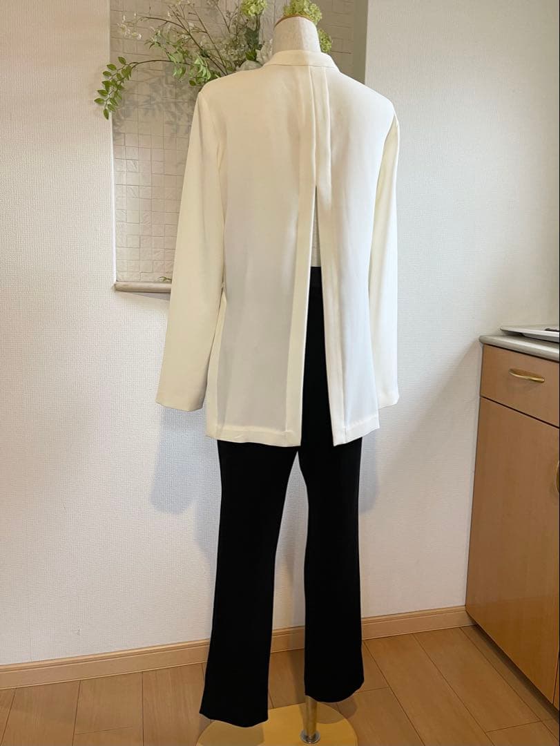 【美品】YOKO CHAN ジャンプスーツ オールインワン 38 バックスリット