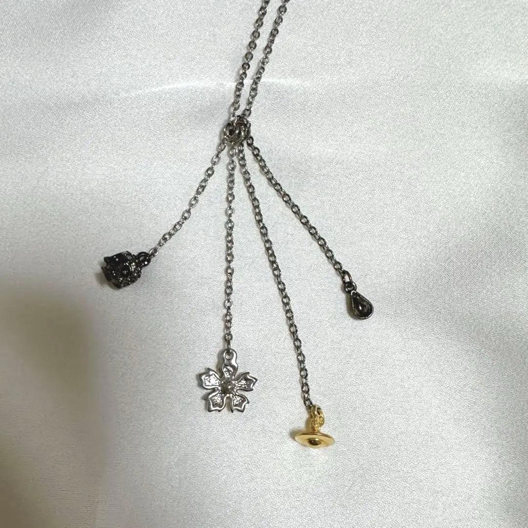 vivienne westwood ネックレス　レア　どくろ　オーブ　チャーム