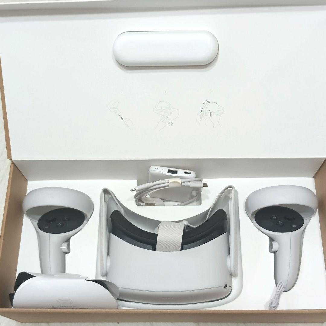 ほぼ未使用✨️ Quest 2 128GBVRヘッドセット おまけ付！