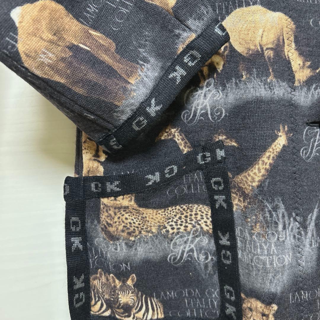 早い者勝ち❗️伊太利屋★新品❗️プリントニットコート