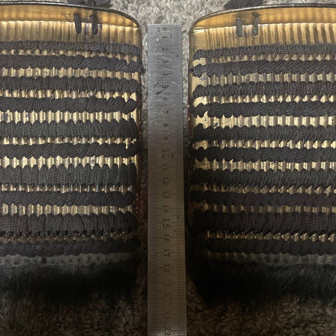 切付金小札袖　　武具　甲冑　鎧　兜　具足