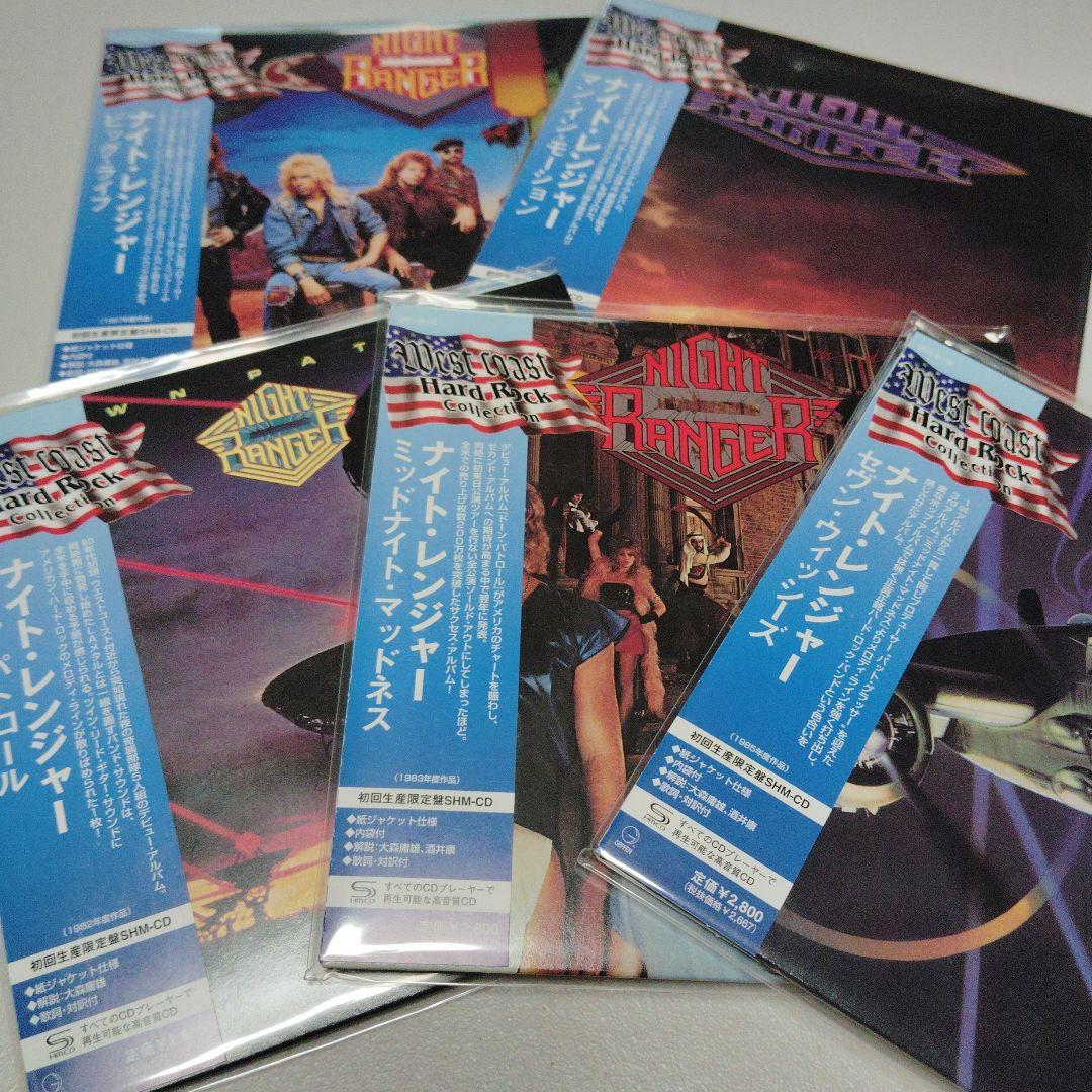 ナイトレンジャー 紙ジャケット SHM CD 5枚セット