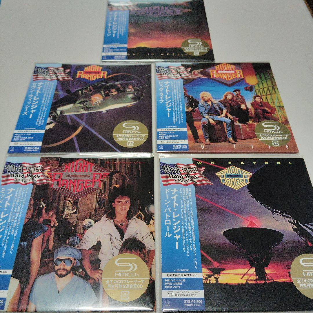 ナイトレンジャー 紙ジャケット SHM CD 5枚セット