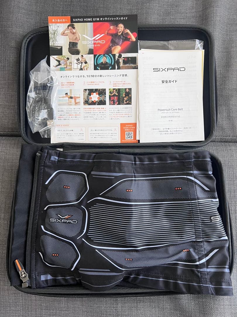 SIXPAD パワースーツ　コアベルト　ブラック　Sサイズ　男女兼用