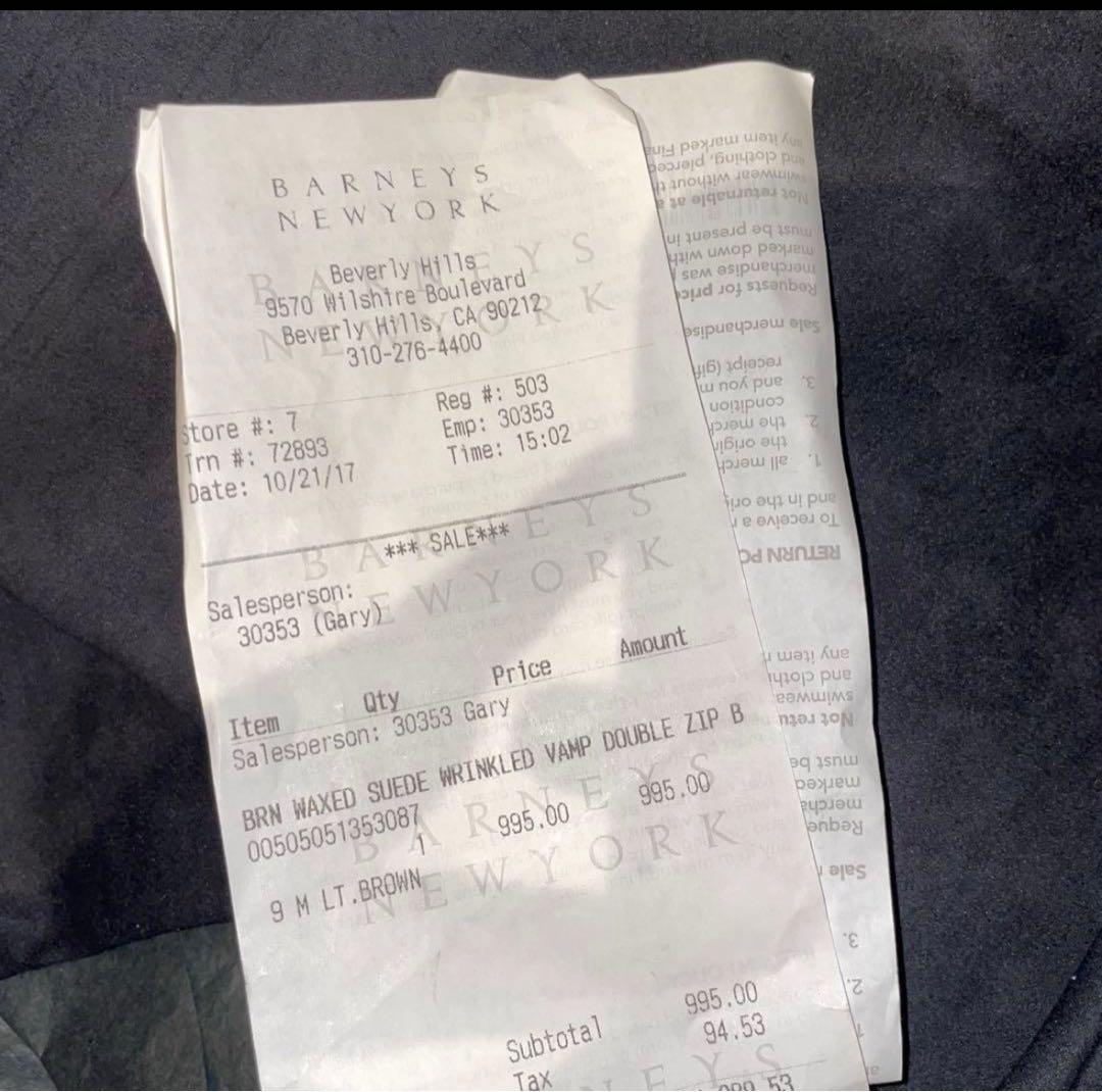 初期 AMIRI ブーツ MX1 SKINNY STACK BOOT