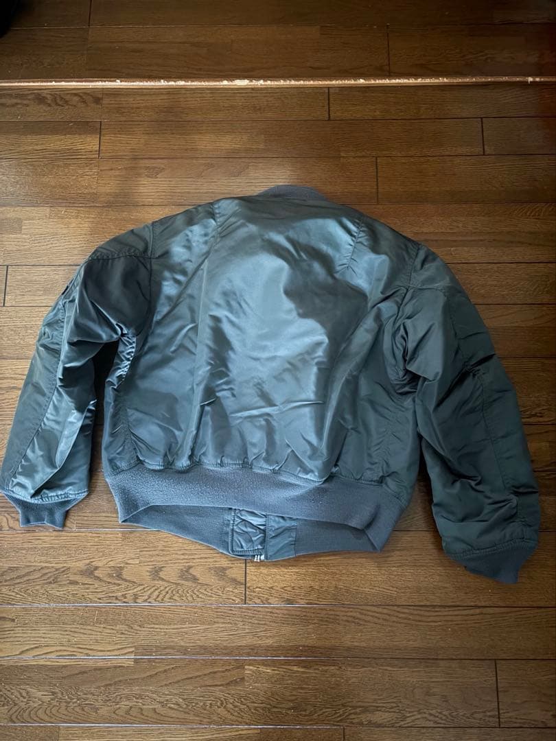 80s 90s アルファインダストリーズ USA製 MA-1 黒タグ L