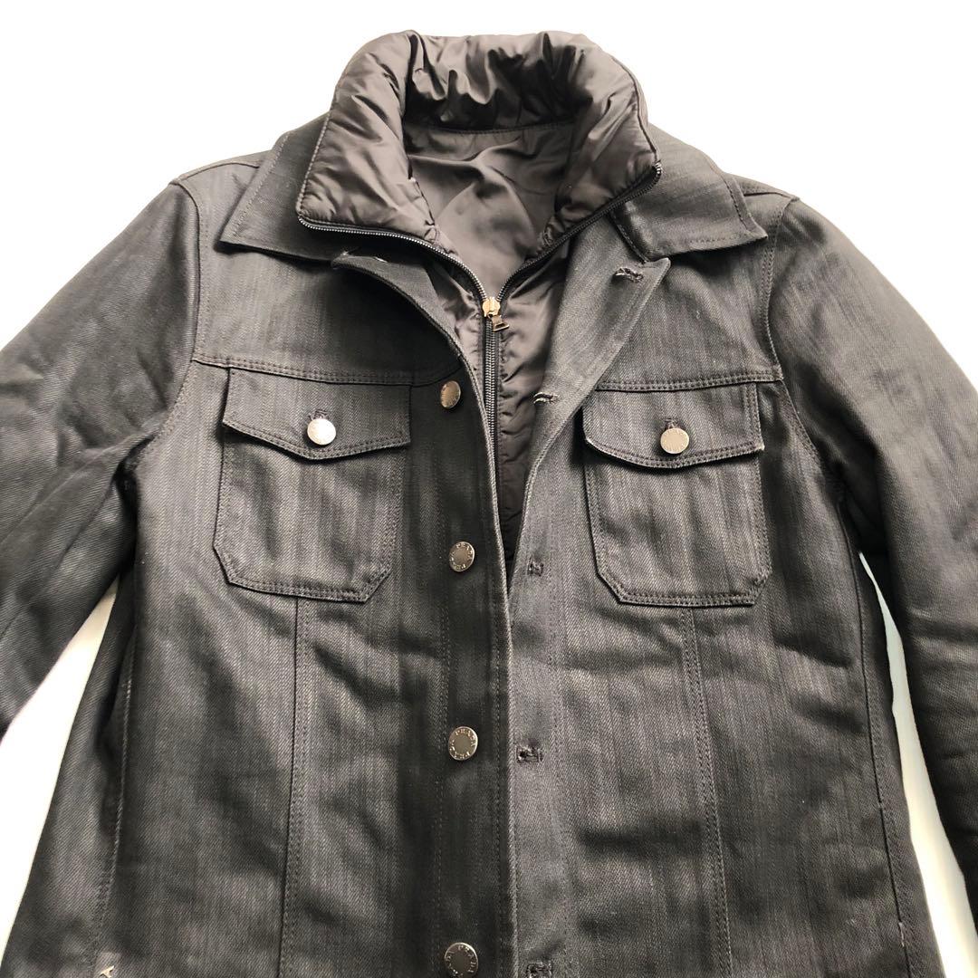 ジャケット・アウター 00s PRADA docking denim jacket black