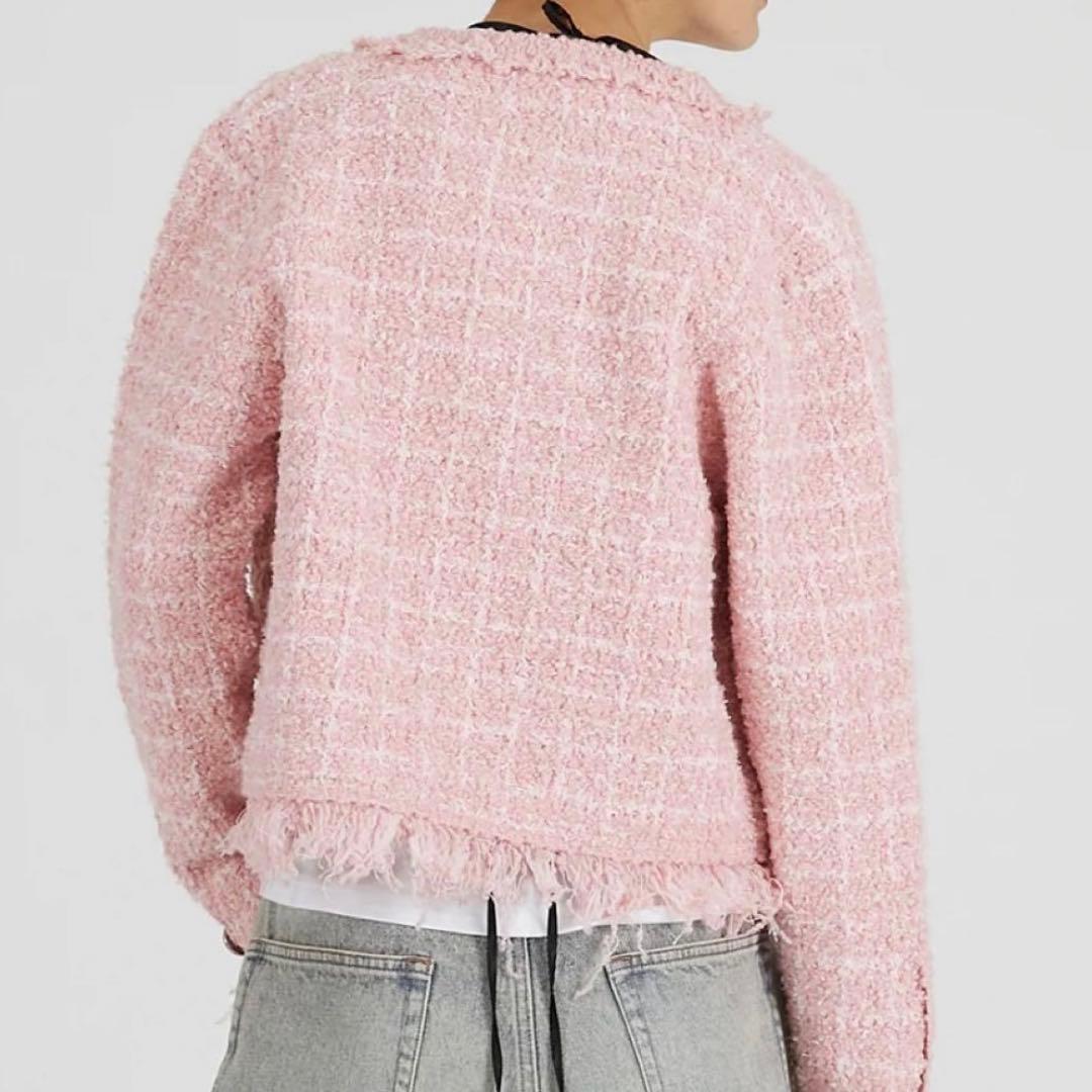 完売品 PRANK PROJECT Tweed Knit Cardigan