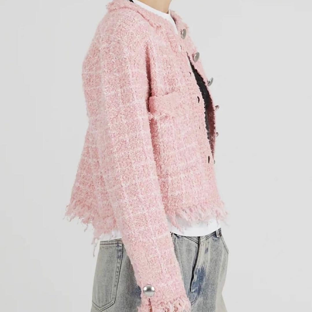 完売品 PRANK PROJECT Tweed Knit Cardigan