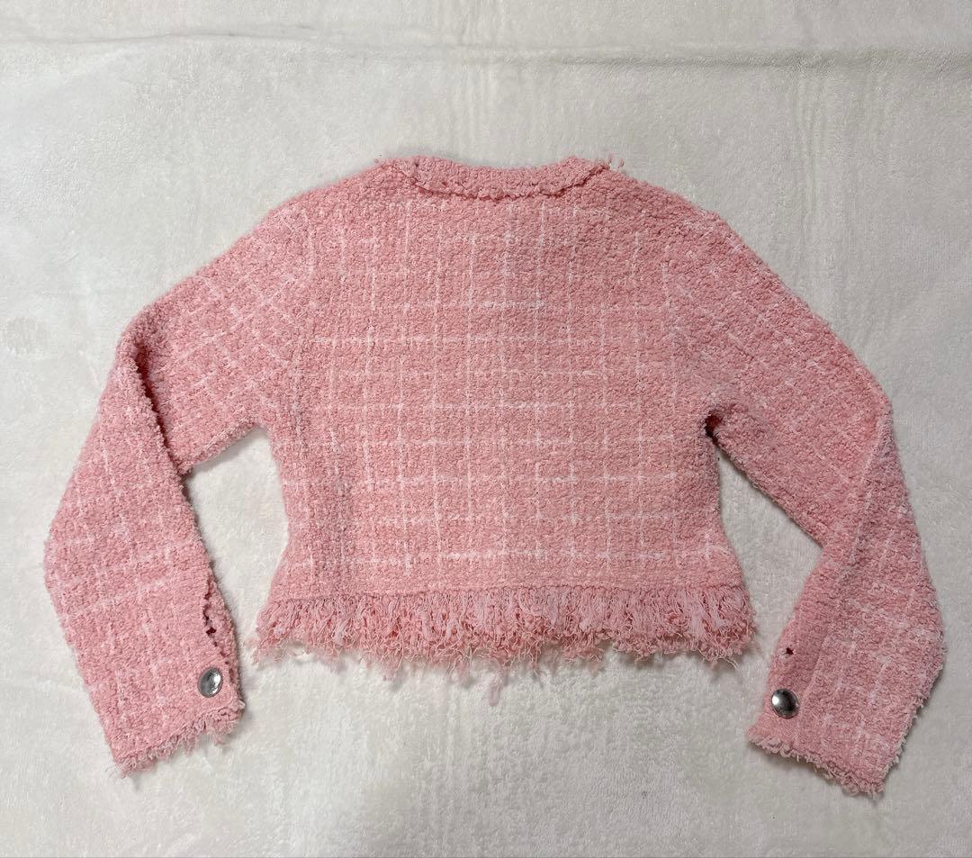 完売品 PRANK PROJECT Tweed Knit Cardigan