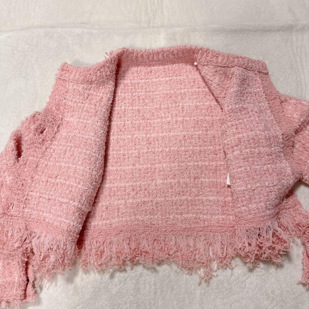 完売品 PRANK PROJECT Tweed Knit Cardigan