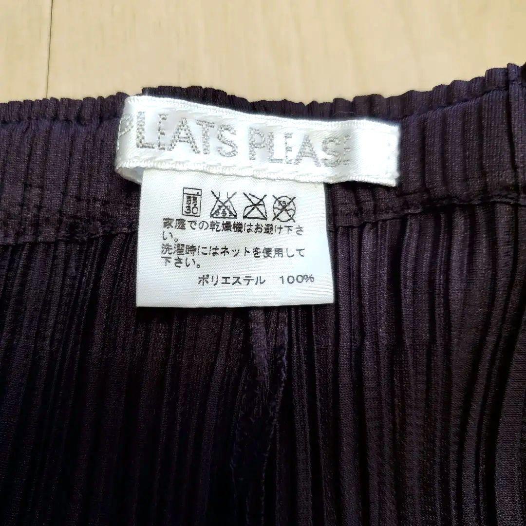 プリーツプリーズパンツL