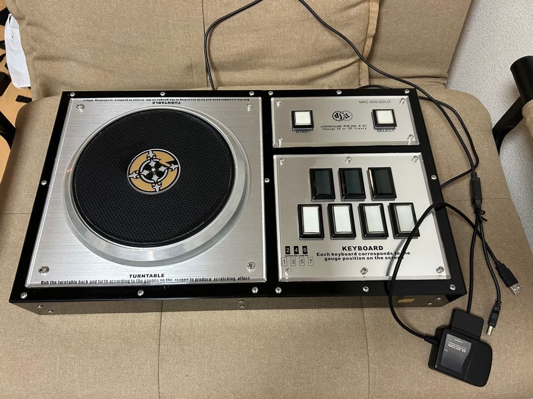 ビートマニア nrc-500 solo PS2→USBアダプタ付き