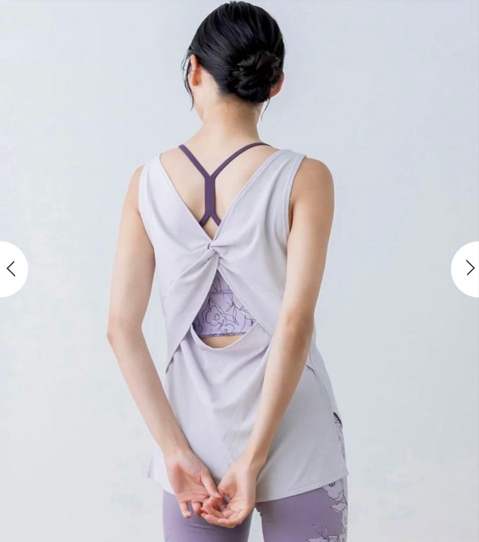 SUKALAドローイングフラワーセパレートタンクトップ&ブラトップセット S