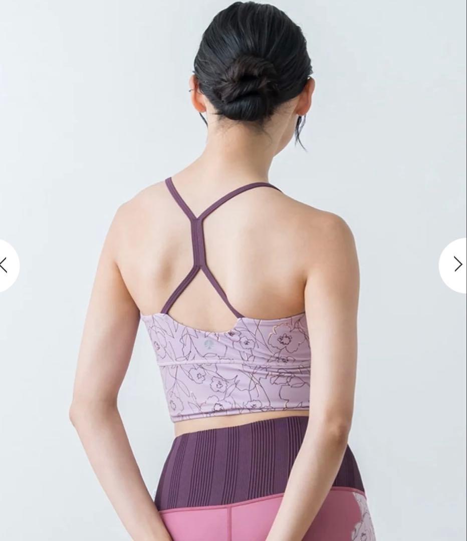 SUKALAドローイングフラワーセパレートタンクトップ&ブラトップセット S