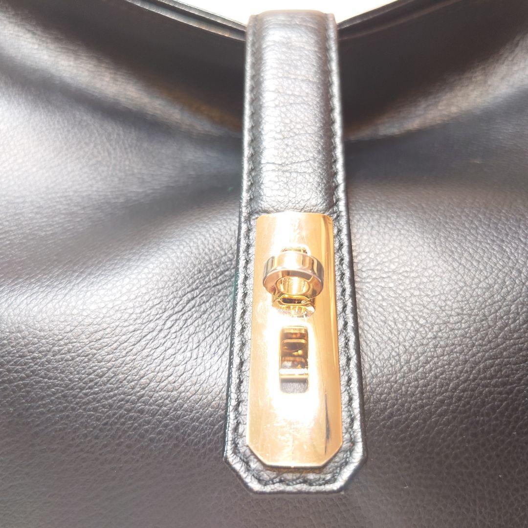 【濱野皮革工藝】グレース ディライトトート ブラック✕ゴールド　A4サイズ収納