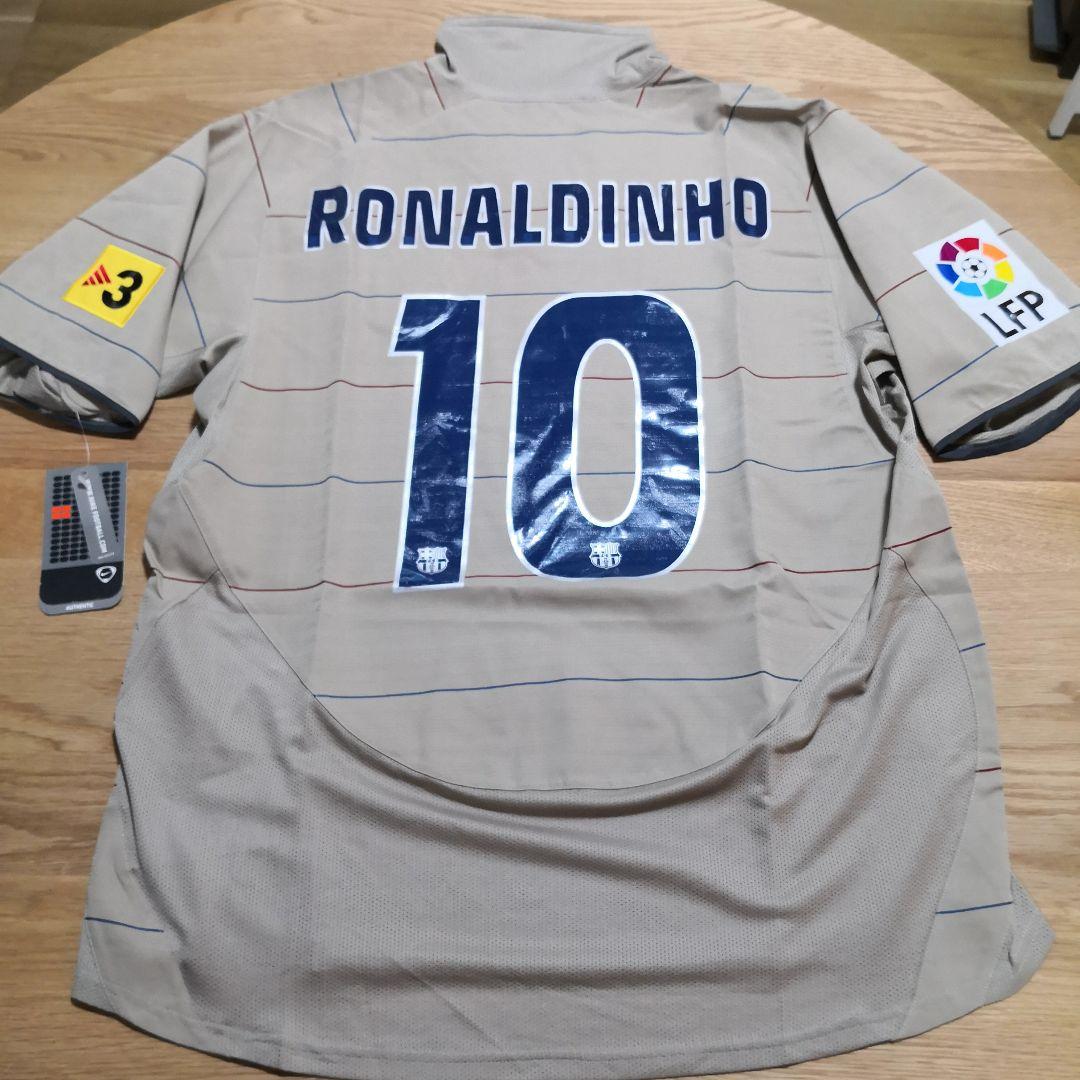 Lサイズ 正規品 新品未使タグ付 02/03バルセロナ ロナウジーニョ