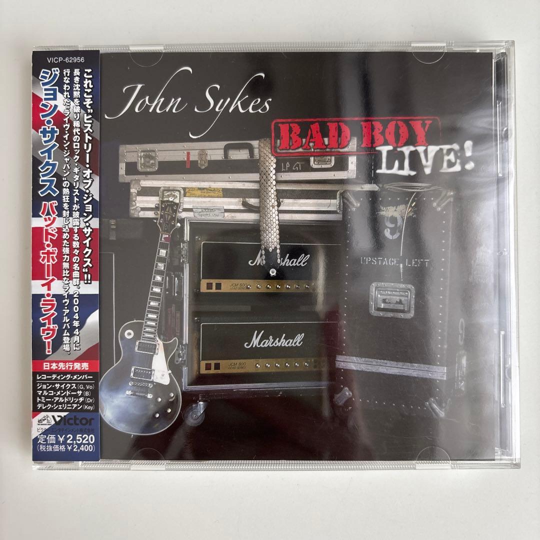 【美品帯付き】John Sykes BAD BOY LIVE!　ジョン・サイクス