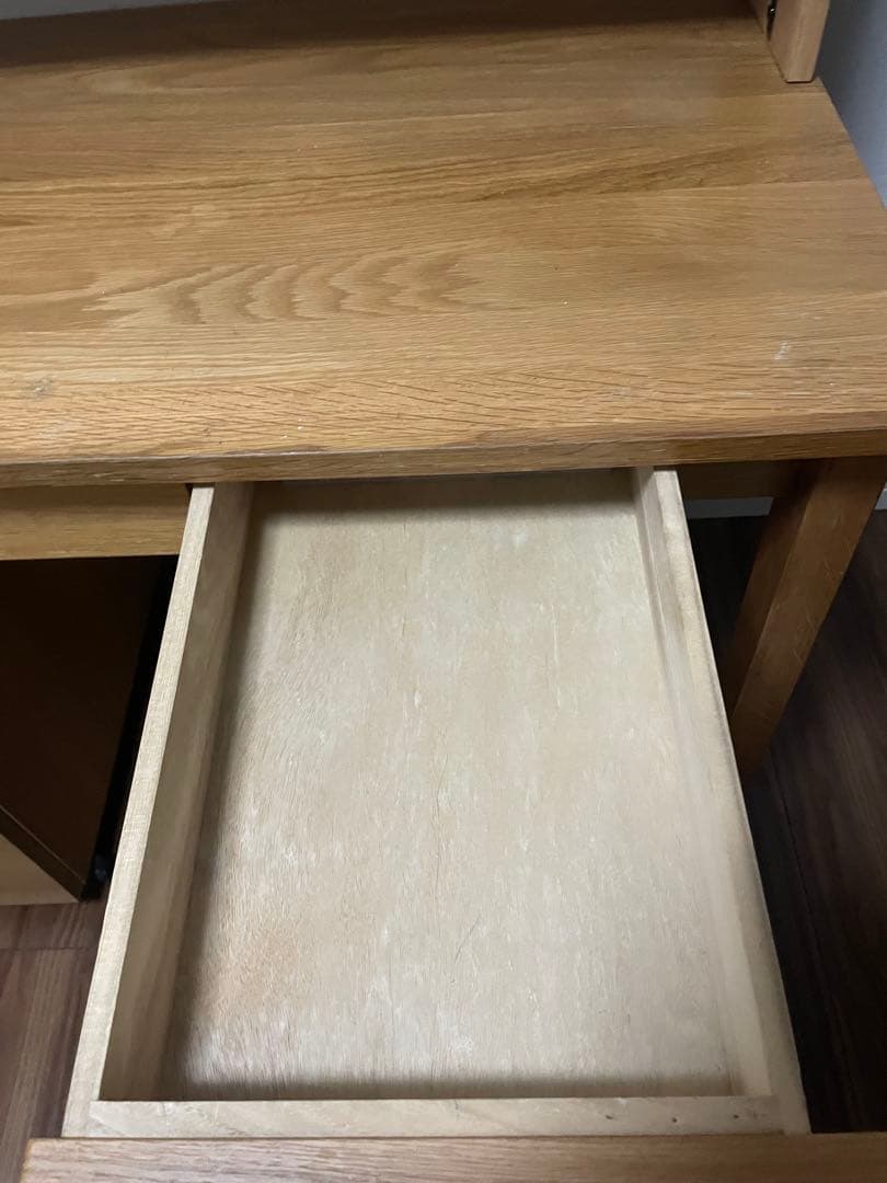 ⭐︎ゆうさま専用⭐︎セット販売　 無印良品木製デスク上置き棚付きオーク材突板