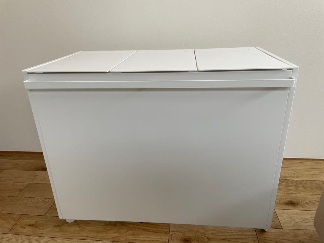 みー⭐︎タワー　tower 蓋付き目隠し分別ダストワゴン　3分別ゴミ箱