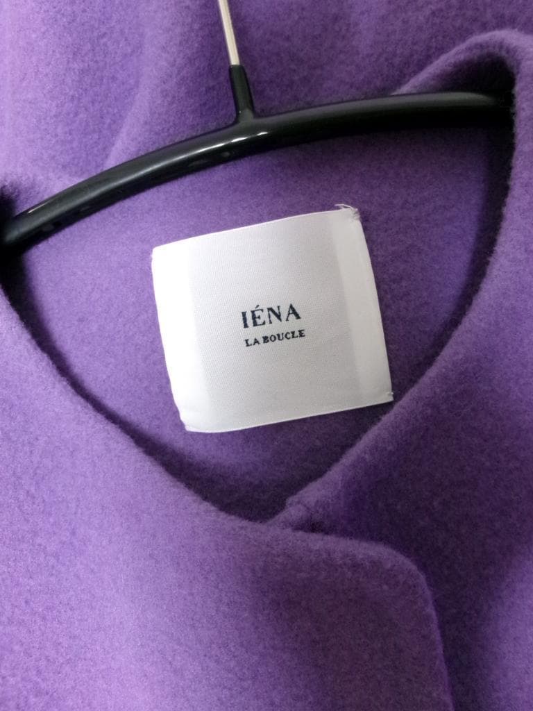 IENA　イエナ　コート　F（フリー）　パープル　マント　974695