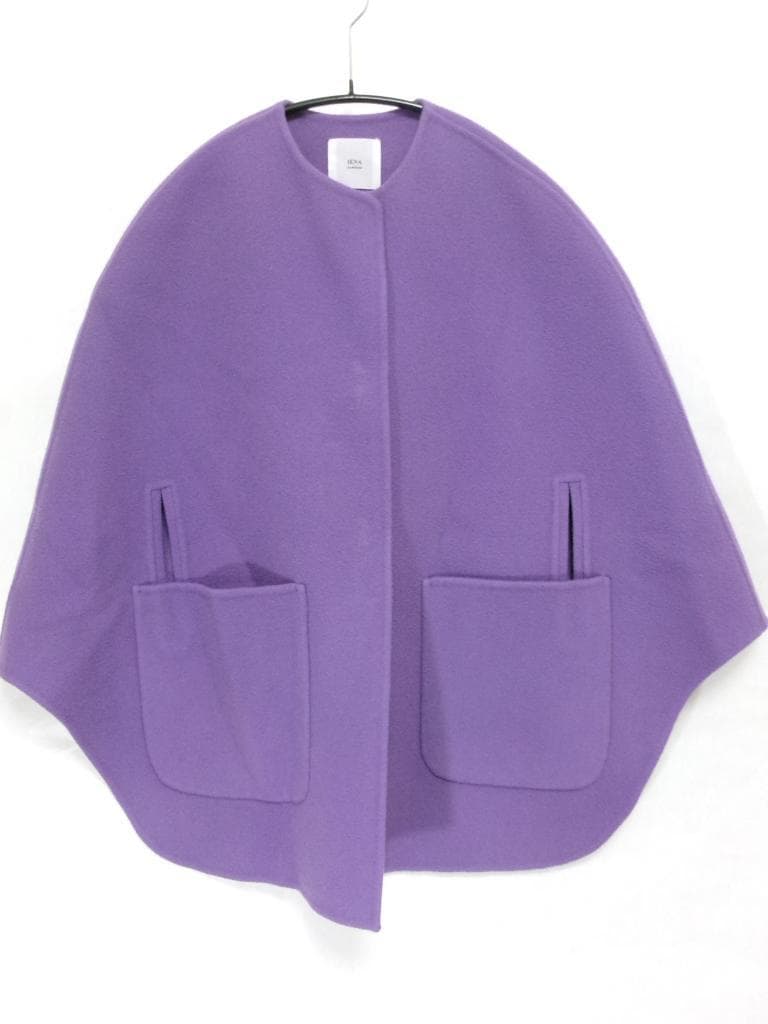 IENA　イエナ　コート　F（フリー）　パープル　マント　974695