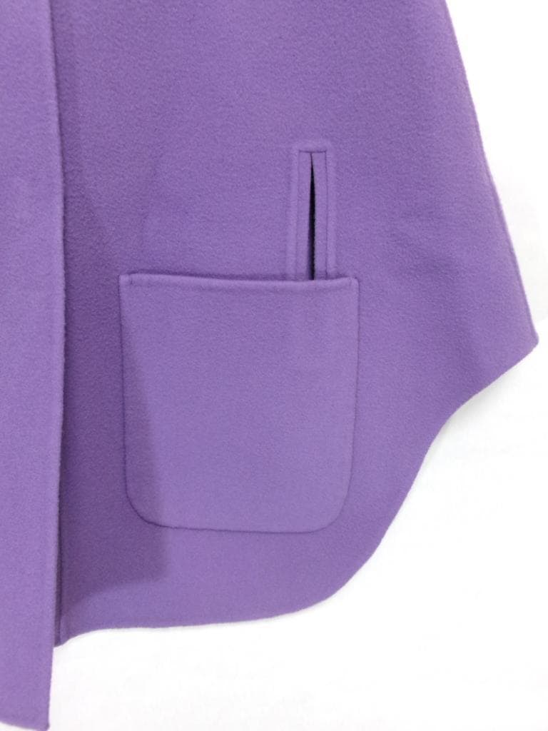 IENA　イエナ　コート　F（フリー）　パープル　マント　974695