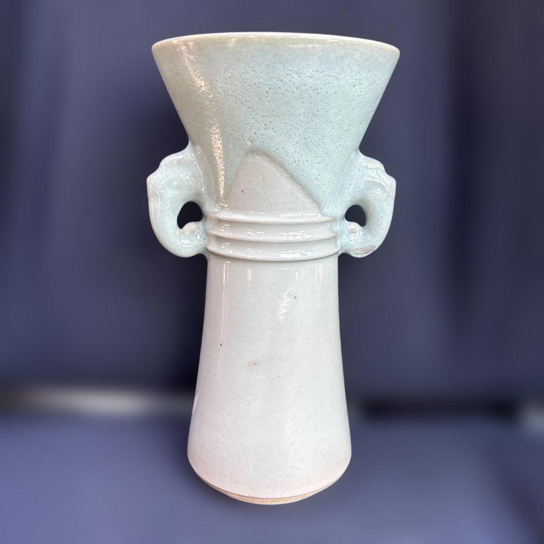 赤膚焼 尊式 花器 花瓶 山村御流 等 華道 活けばな いけばな 希少