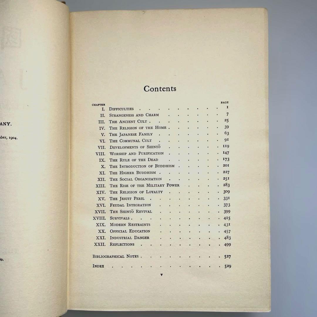 【希少】ラフカディオ ハーン 『JAPAN』小泉八雲 1904年 初版 古書