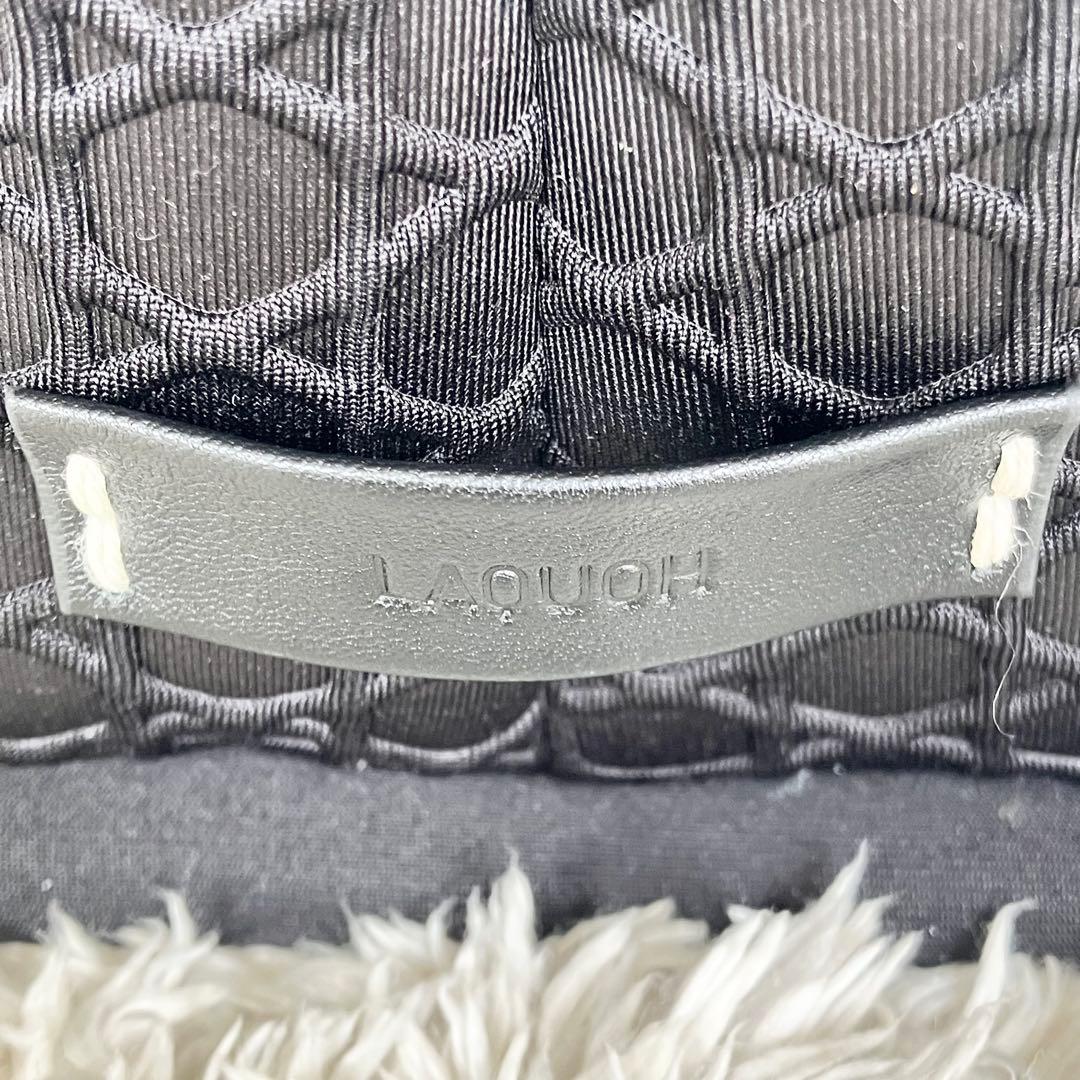 【極美品】LAQUOH　ラクーオ　トートバッグ　Sサイズ　ブラック　撥水加工