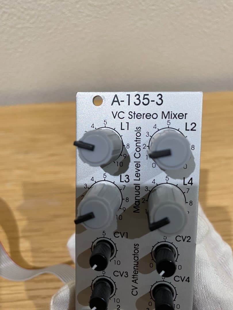 【ほぼ未使用】Doepfer A-135-3 VCステレオミキサー