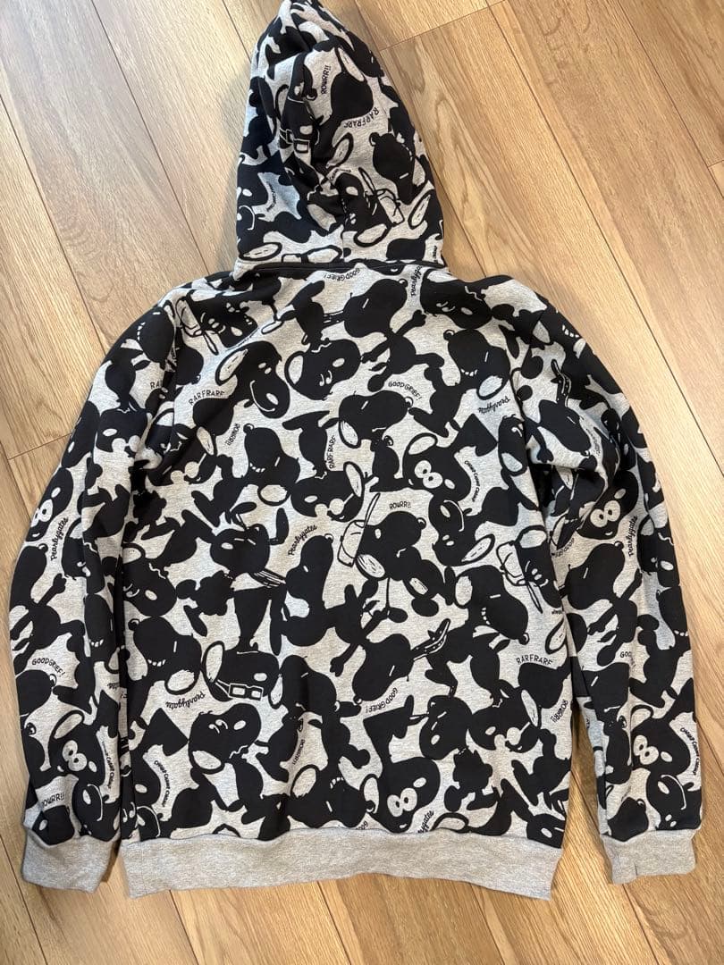 【美品】PEARLY GATES スヌーピー柄フーディ サイズ6