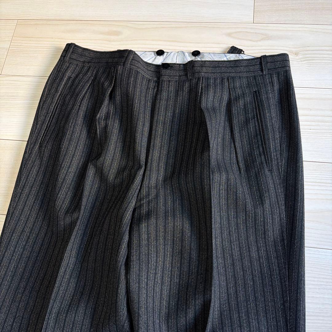 ぴ*ぴ様 極上　デッドストック　ユーロヴィンテージ　スラックス　ストライプ　ワー