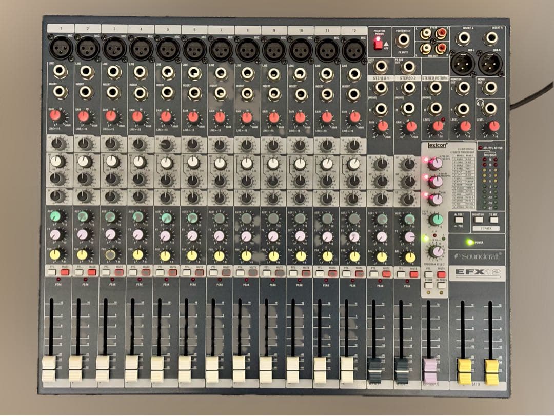 【美品】Soundcraft EFX12 アナログミキサー