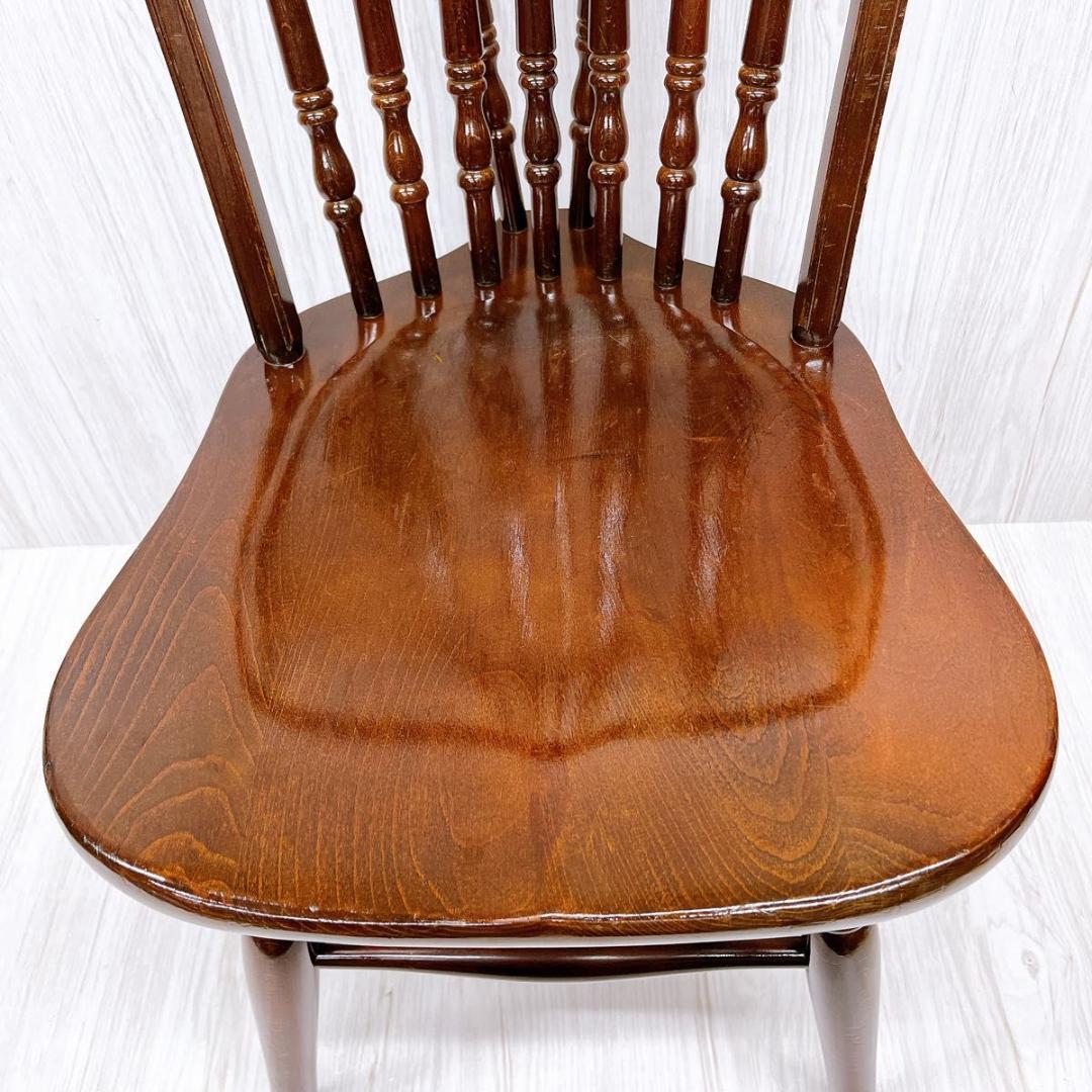 【予約品】秋田木工 ウィンザーチェア 2脚セットダイニングチェア 曲木 椅子