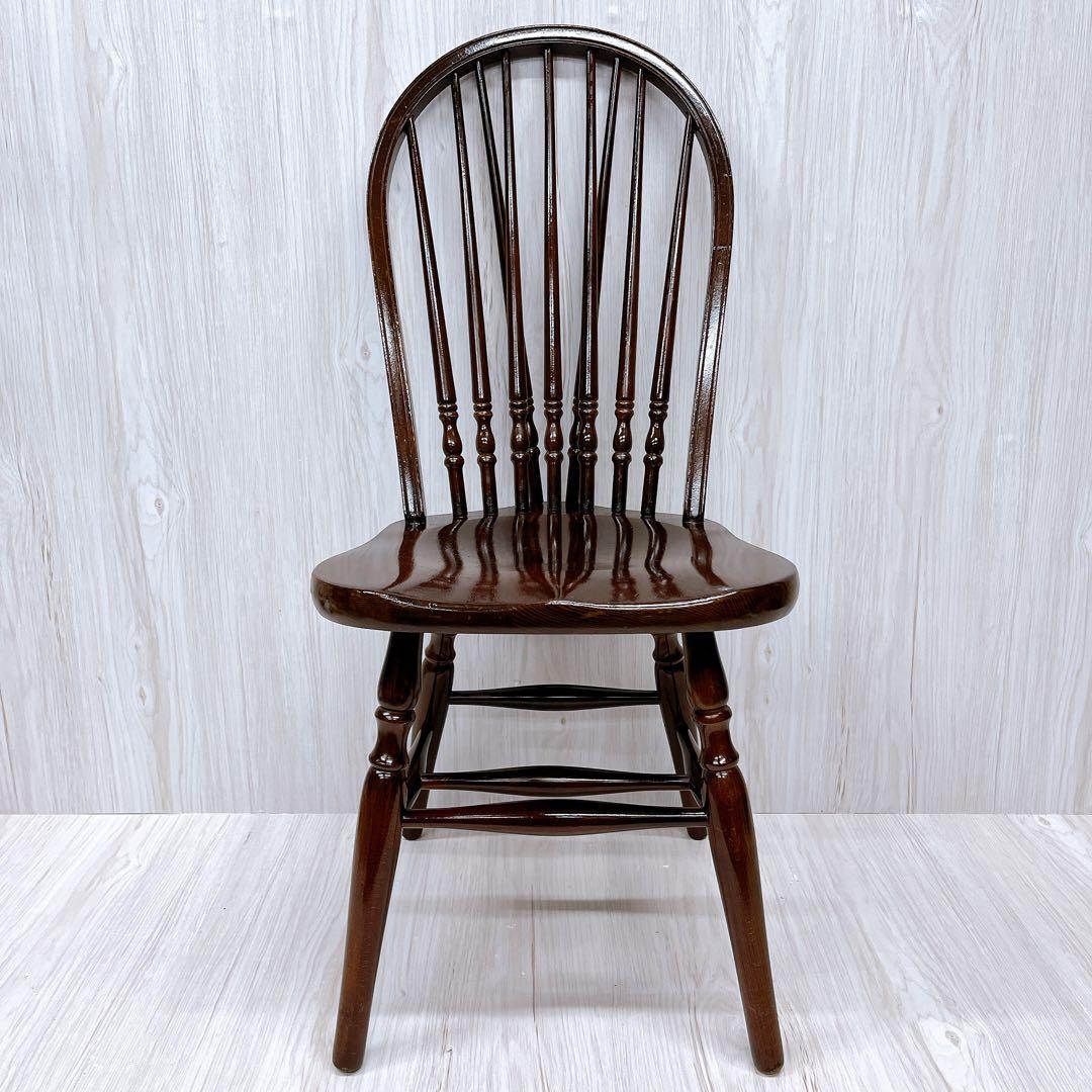 【予約品】秋田木工 ウィンザーチェア 2脚セットダイニングチェア 曲木 椅子