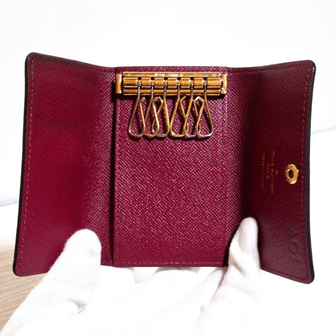 ⛄極美品⛄ルイヴィトンモノグラムフューシャミュルティクレ6 キーケース#406