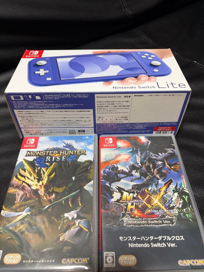 Nintendo Switch Lite ブルー 本体 充電器・ゲームソフト付き