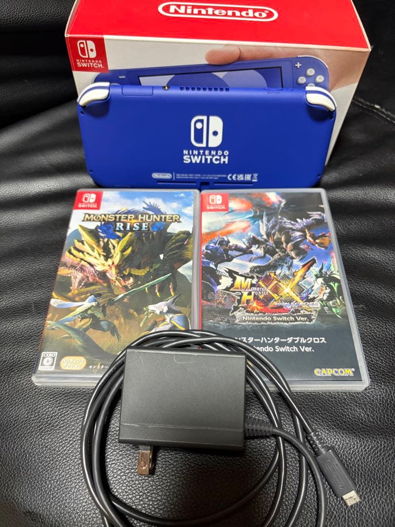 Nintendo Switch Lite ブルー 本体 充電器・ゲームソフト付き