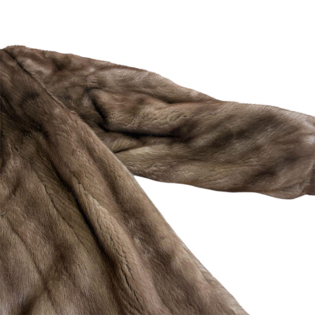 ✨良品✨SAGA MINK ロングコート 毛皮 リアルファー 高級 サガミンク