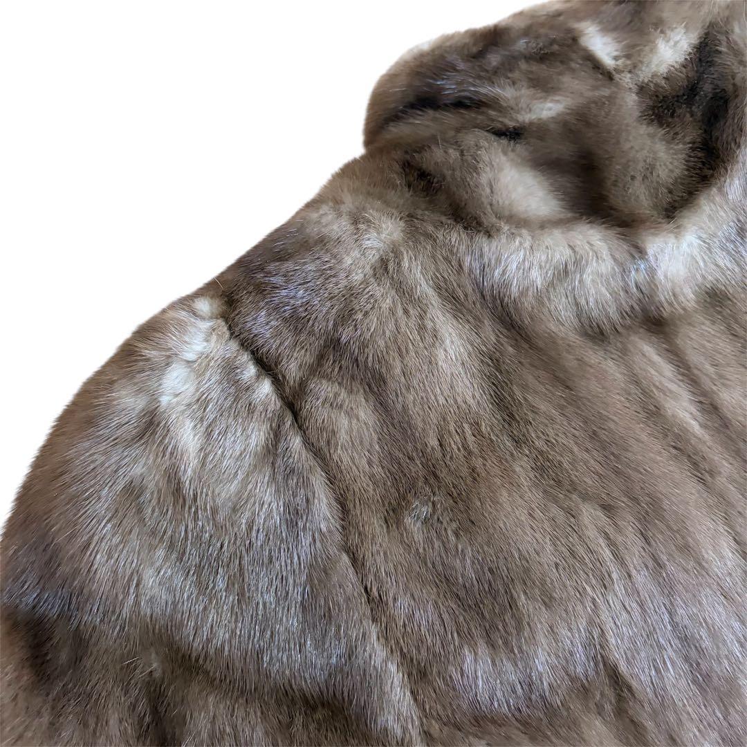 ✨良品✨SAGA MINK ロングコート 毛皮 リアルファー 高級 サガミンク