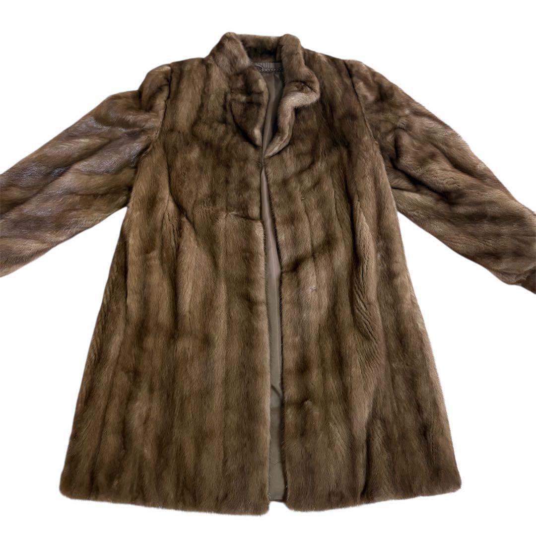 ✨良品✨SAGA MINK ロングコート 毛皮 リアルファー 高級 サガミンク