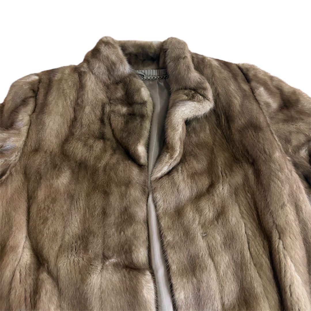 ✨良品✨SAGA MINK ロングコート 毛皮 リアルファー 高級 サガミンク