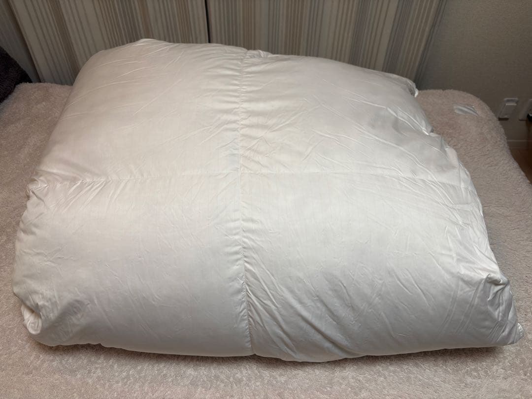 無印良品 羽毛掛け布団 中厚手 セミダブル