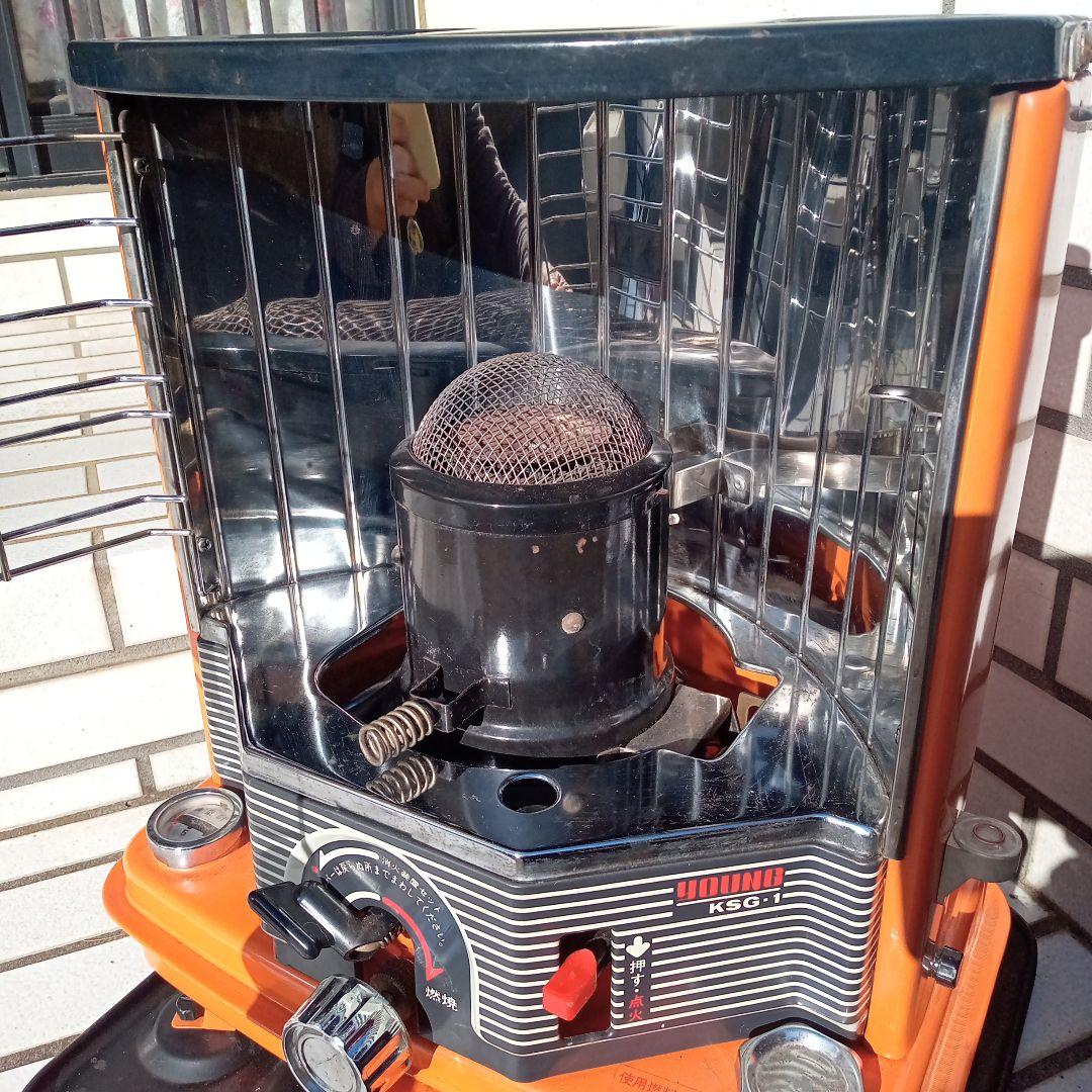 フジカ石油ストーブ(14）ＫＳＧ―１ ヤング　昭和レトロ電子点火OK！美品です